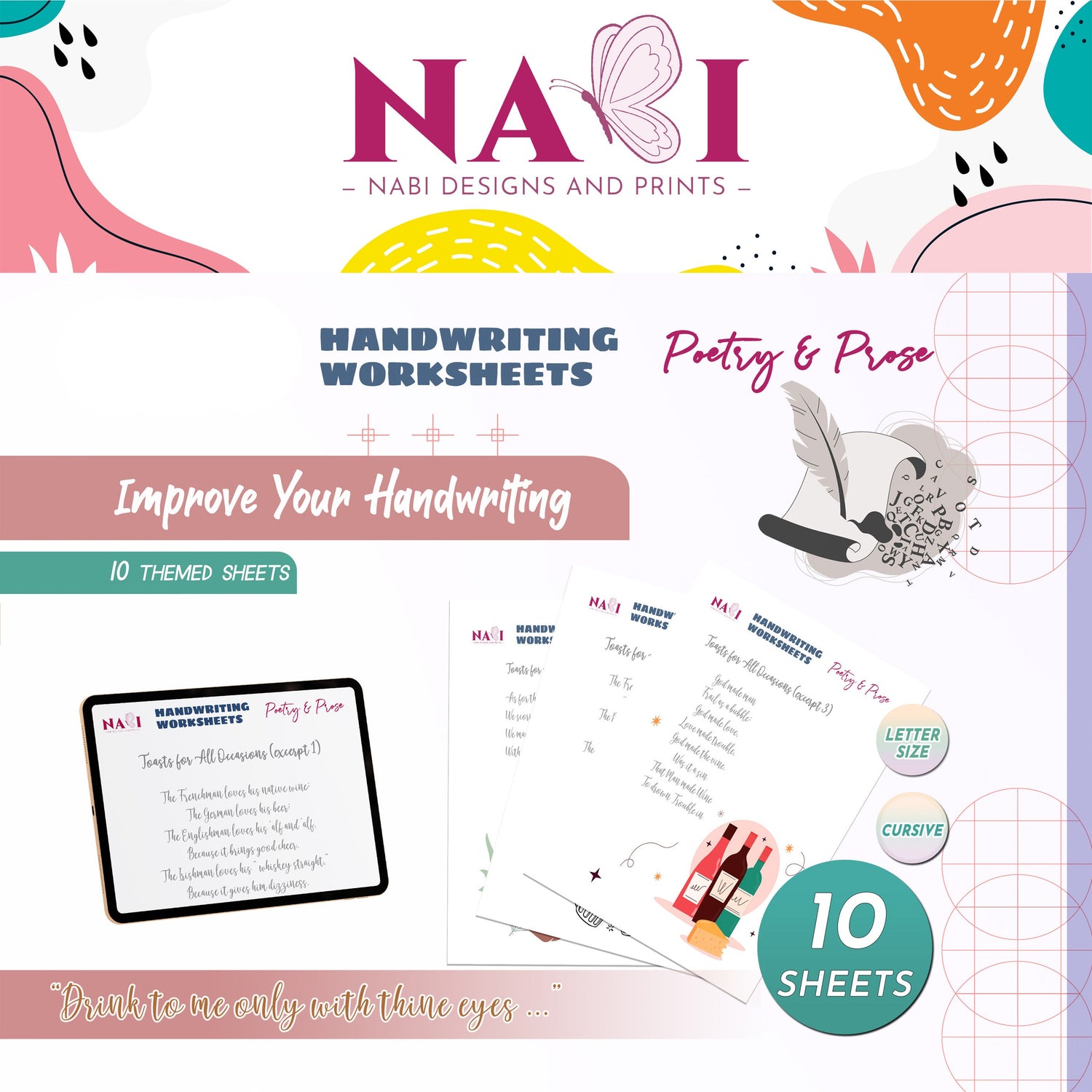 English Handwriting Worksheets