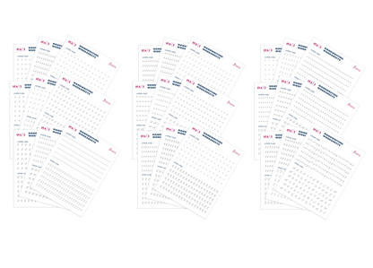 Cursive alphabet handwriting worksheets calligraphy practice